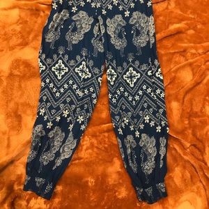 Blue Hippie Pants